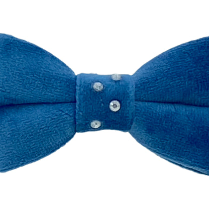 Hair Bow (Steel Blue)