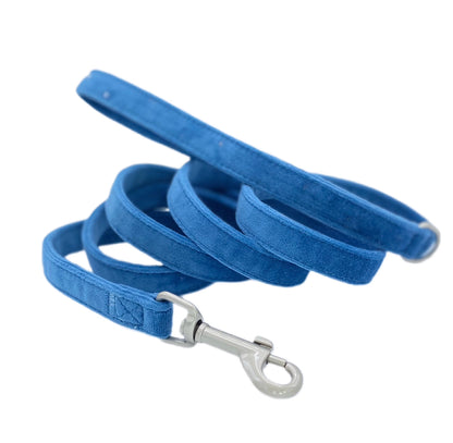 Harness, Leash & Waste Bag Pouch (Steel Blue)